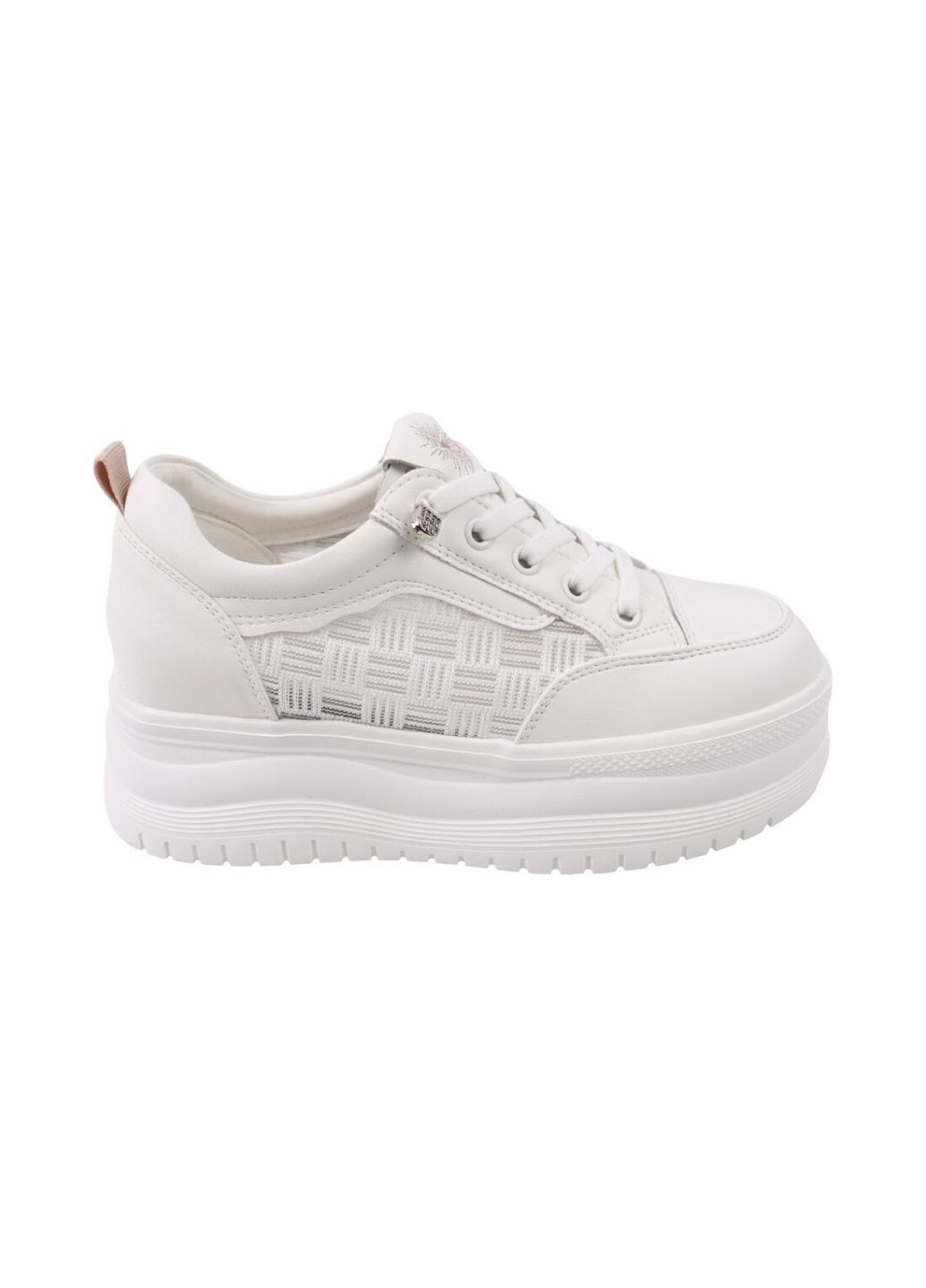 Білі кеди жіночі білі натуральна шкіра FARINNI 792-25LTS