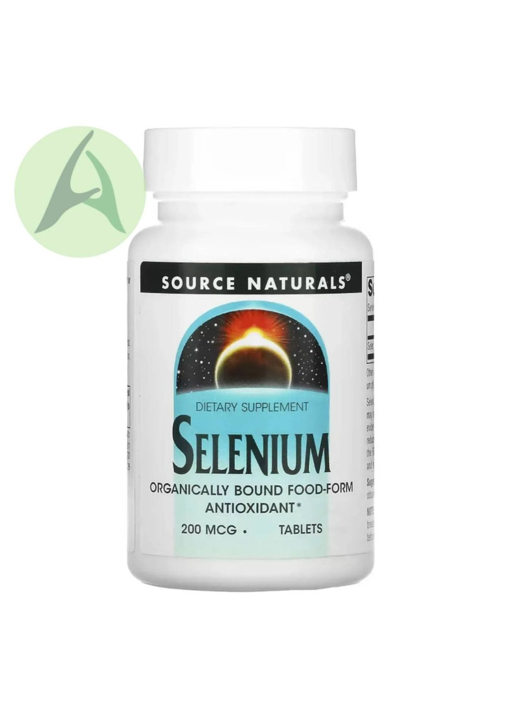 Селен, 200 мкг, 60 таблеток Source Naturals (367056840)