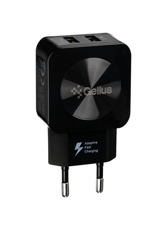 Мережевий зарядний пристрій Ultra Prime GU-HC02 2 USB 2.1 A Black Gelius (317192055)