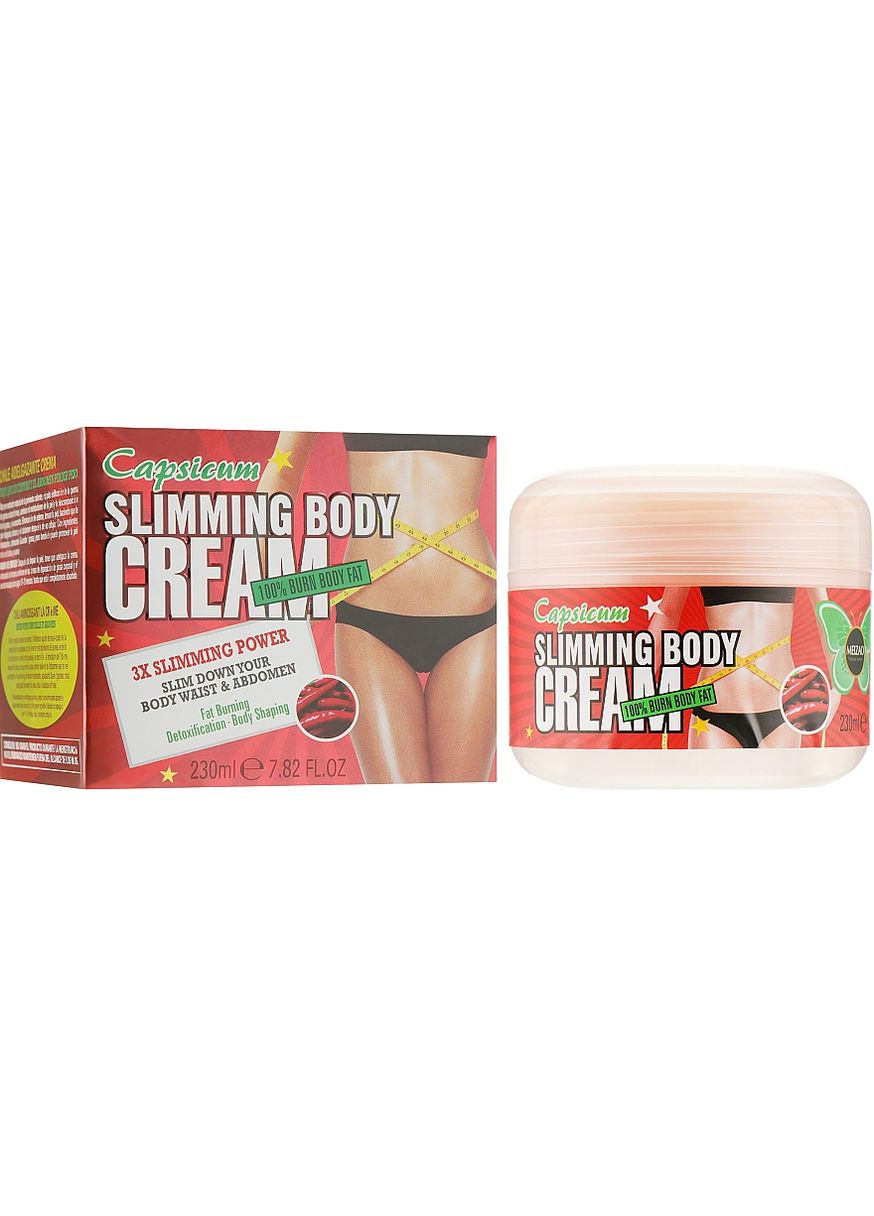 Крем для корекції фігури з перцем чилі Danjia Slimming Body Cream 230ml (788619-53440) Dizao (368607144)