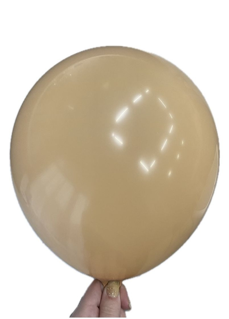 Повітряні латексні кулі колір 030 охра 12 дюймів 10 шт. No Brand (345706901)