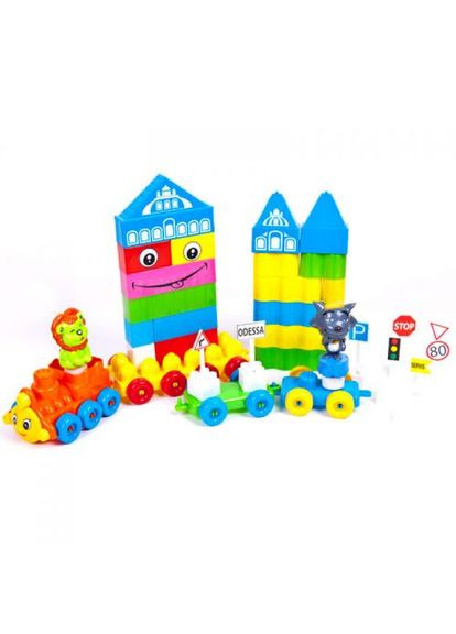 Пластиковий конструктор Kinder Way Baby Bricks 64 дет. (02-302) Kinderway (365589915)