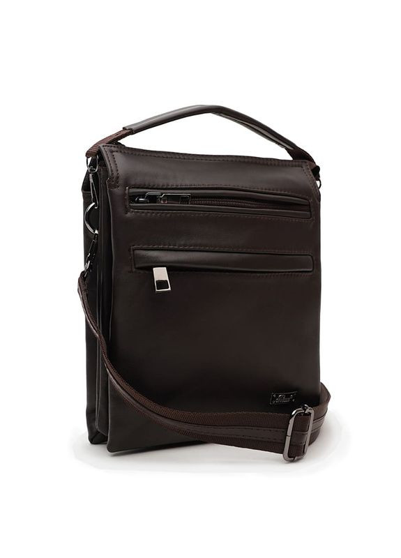 Сумка чоловіча шкіряна через плече T1tr0025br Brown Ricco Grande (302008594)