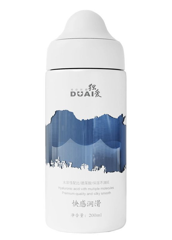 Лубрикант на водній основі гель змазка для вагінального та анального сексу інтимні змазки 200 мл з ефектами на вибір DUAI (296285703)