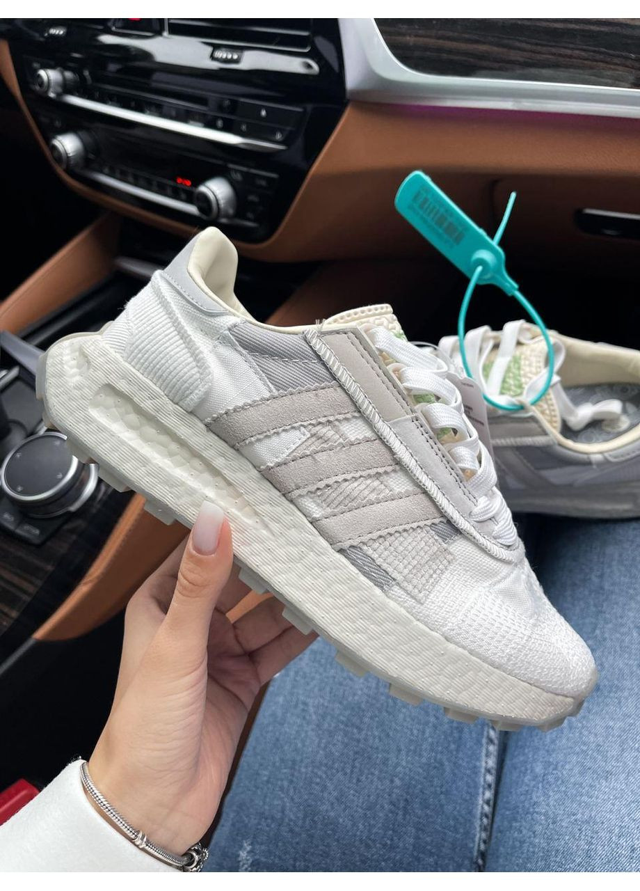 КРОСІВКИ ЖІНОЧІ ADIDAS RETROPY WHITE АДІДАС РЕТРОПИ No Brand білі демісезони (368883972)