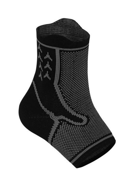 Бандаж для голеностопа універсальний чорно-сірий розмір S (36-38 см) AOLIKES (308845116)