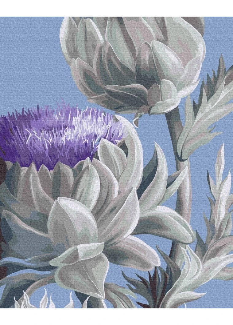 Картины по номерам "Артишоки © Yana Biluhina" раскраски по цифрам. 40*50 см. Украина Brushme (396384825)