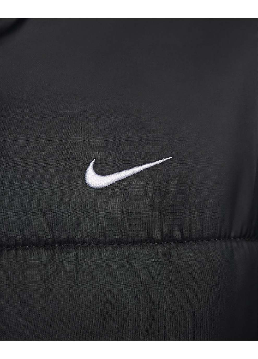 Черная демисезонная женская куртка w nsw tf snfl nk clsc prka черный Nike