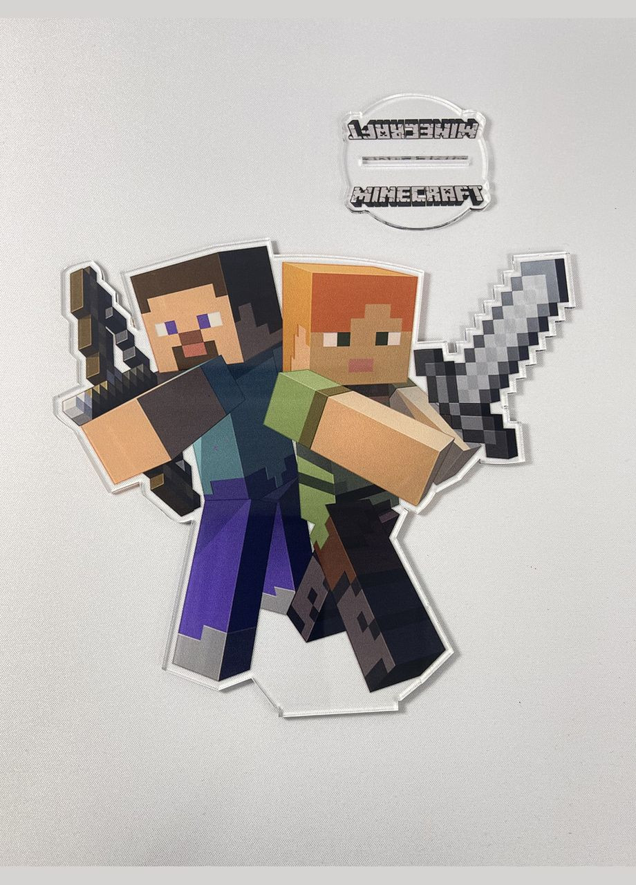Акриловая коллекционная фигурка Minecraft Майнкрафт 1 15 см No Brand (339618983)