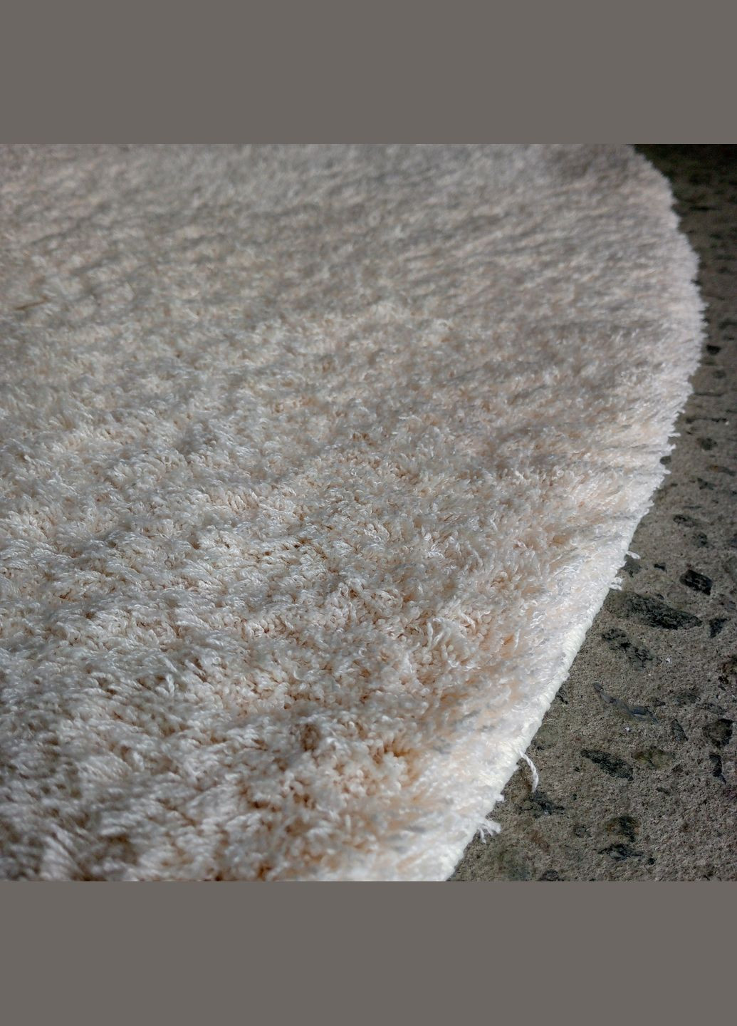 Ковер 2х3 кремовый микрофибра Турция Konfetti Carpet 9009 (300102419)