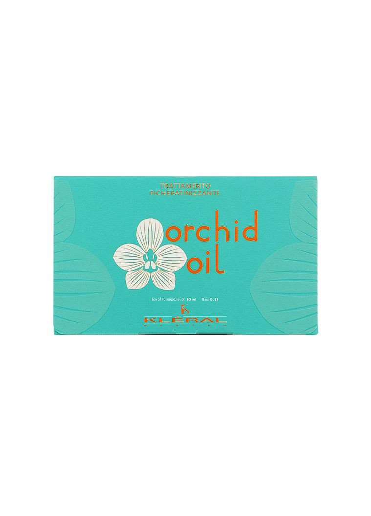 Ампулы с маслом орхидеи для укрепления и питания волос Orchid Oil Vials 10х10 мл Kleral System (339051052)