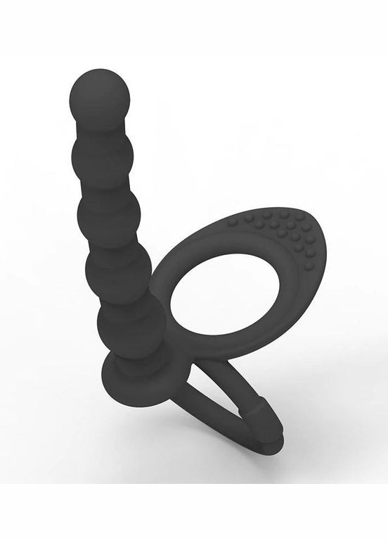 Анально-вагінальна насадка з кільцями для подвійного проникнення Balls No Brand (339864729)