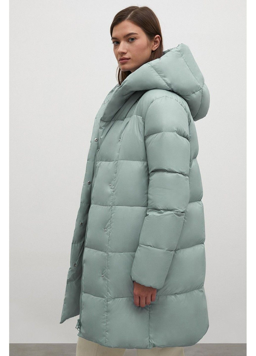 Зеленый зимний Пуховик Finn Flare