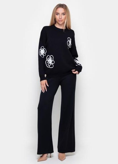 Черный свитер 110-3952d-87 черный black sam Samange