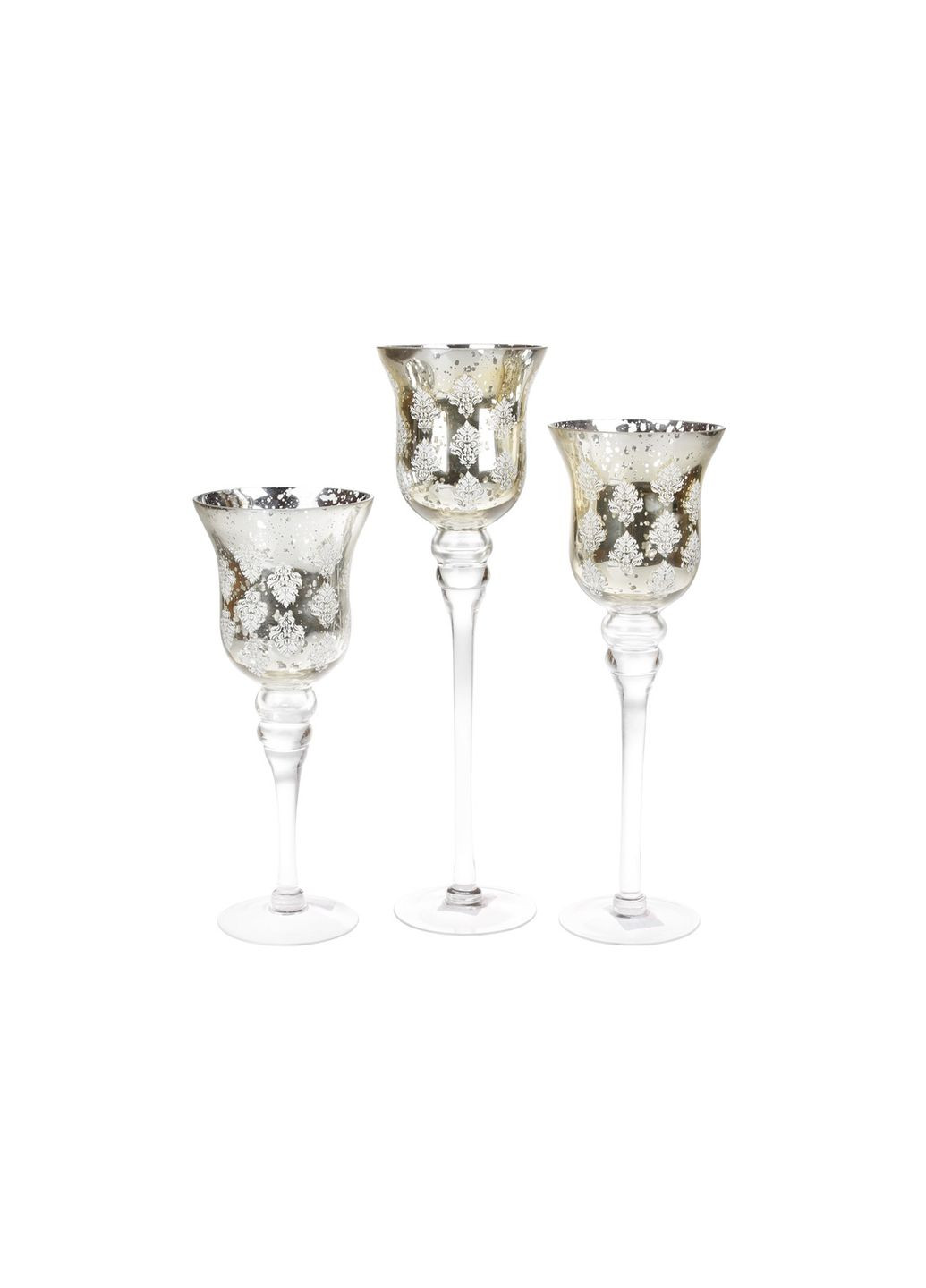 Набор подсвечников Bona Di 527-702 3 шт светлое золото BonaDi (362130253)