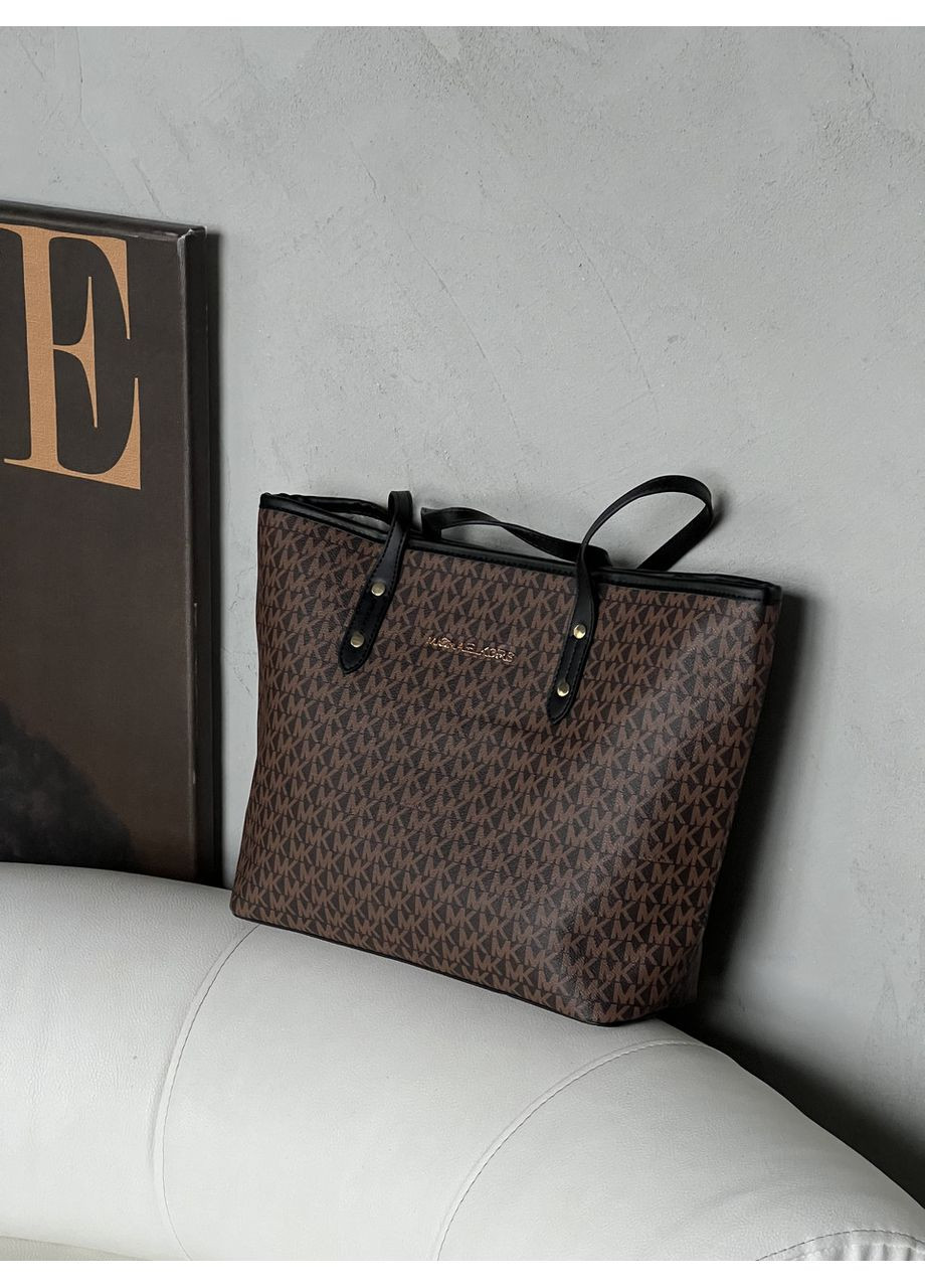 Сумка женская шопер + черные ручки на плечо шоппер No Brand (369935767)