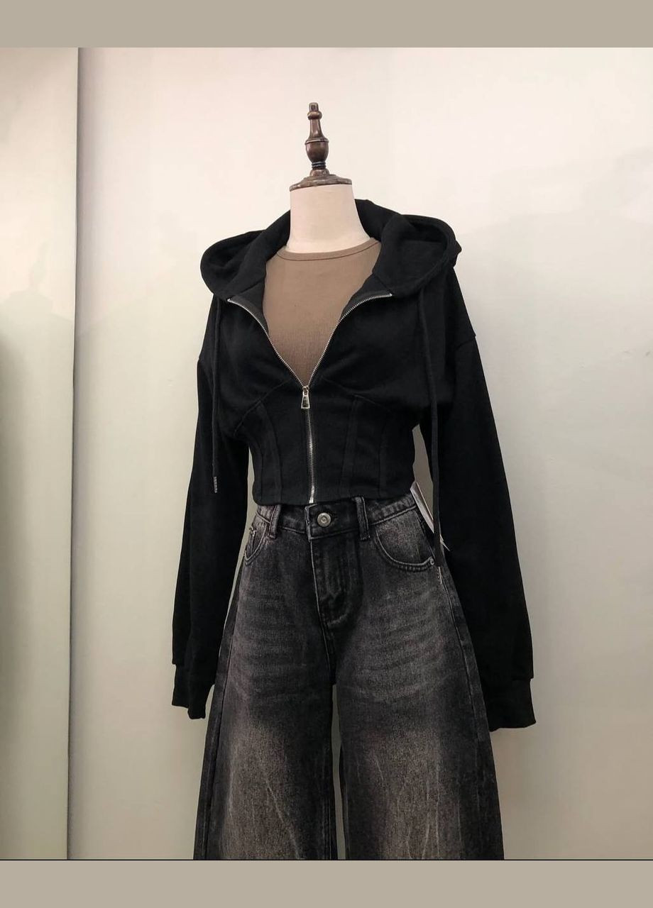 Вкорочена кофта з капюшоном Adelante (322409346)