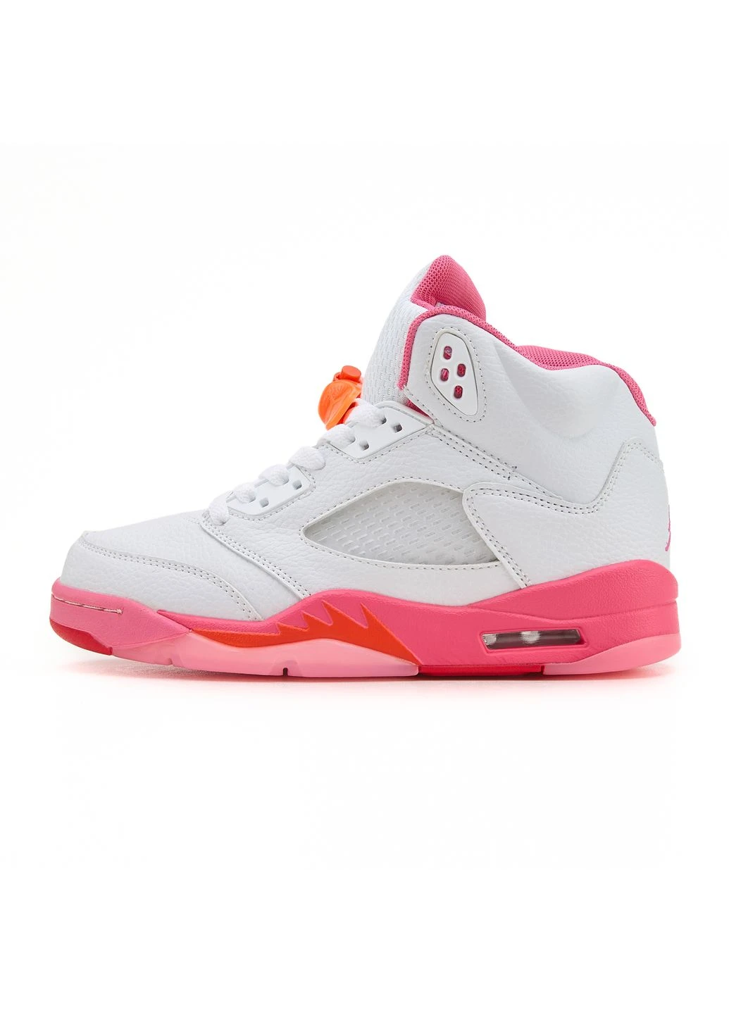 Розовые летние кроссовки nike air jordan 5 retro gs pinksicle wnba найк аир джордан No Brand