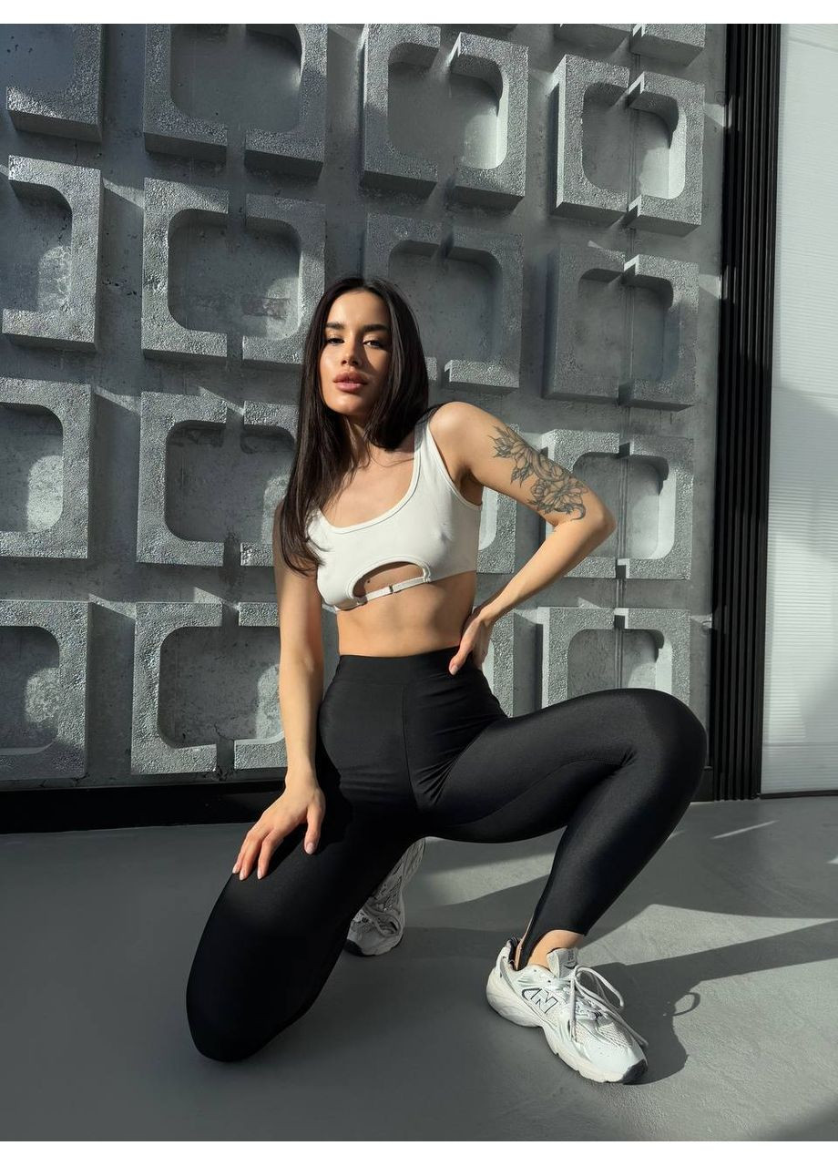 Легінси зі штрипками з біфлексу — ЗАМІРИ В ОПИСІ DK/DL Мода без кордонів (362659446)