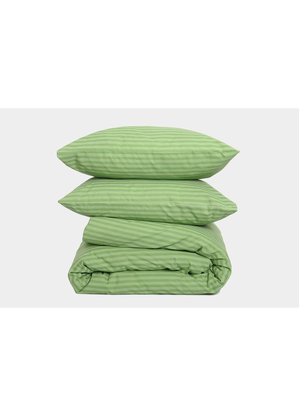 Комплект постільної білизни сімейний бязь glux-10052 фісташковий наволочка 50x70 Amore (309028794)