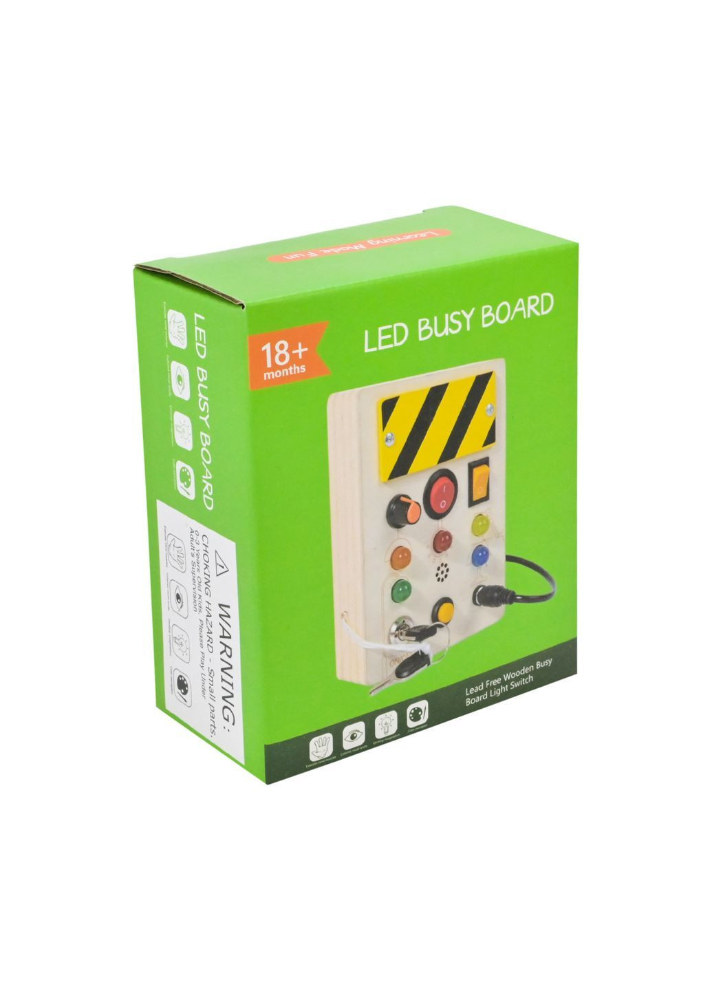 Деревянный развивающий бизиборд для детей, игрушка в ассортименте - No Brand C15022 (371928407)