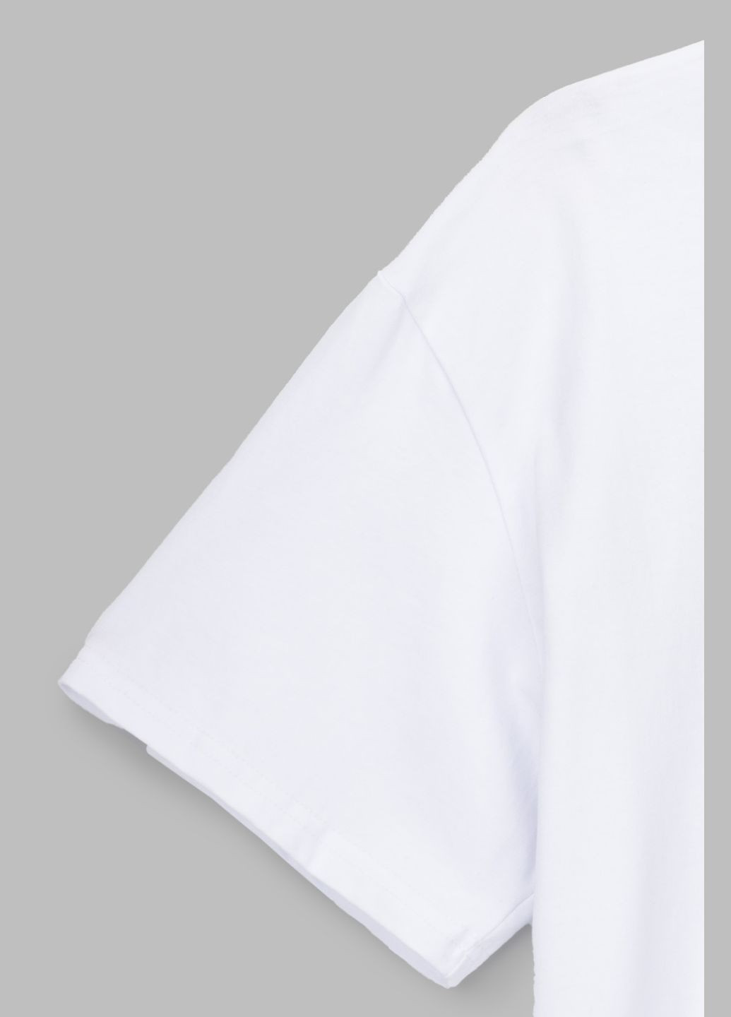 Белая летняя футболка с принтом для мальчика 8021 146 см белый (2000990527929s) shop (2000990527929) Yekipeer