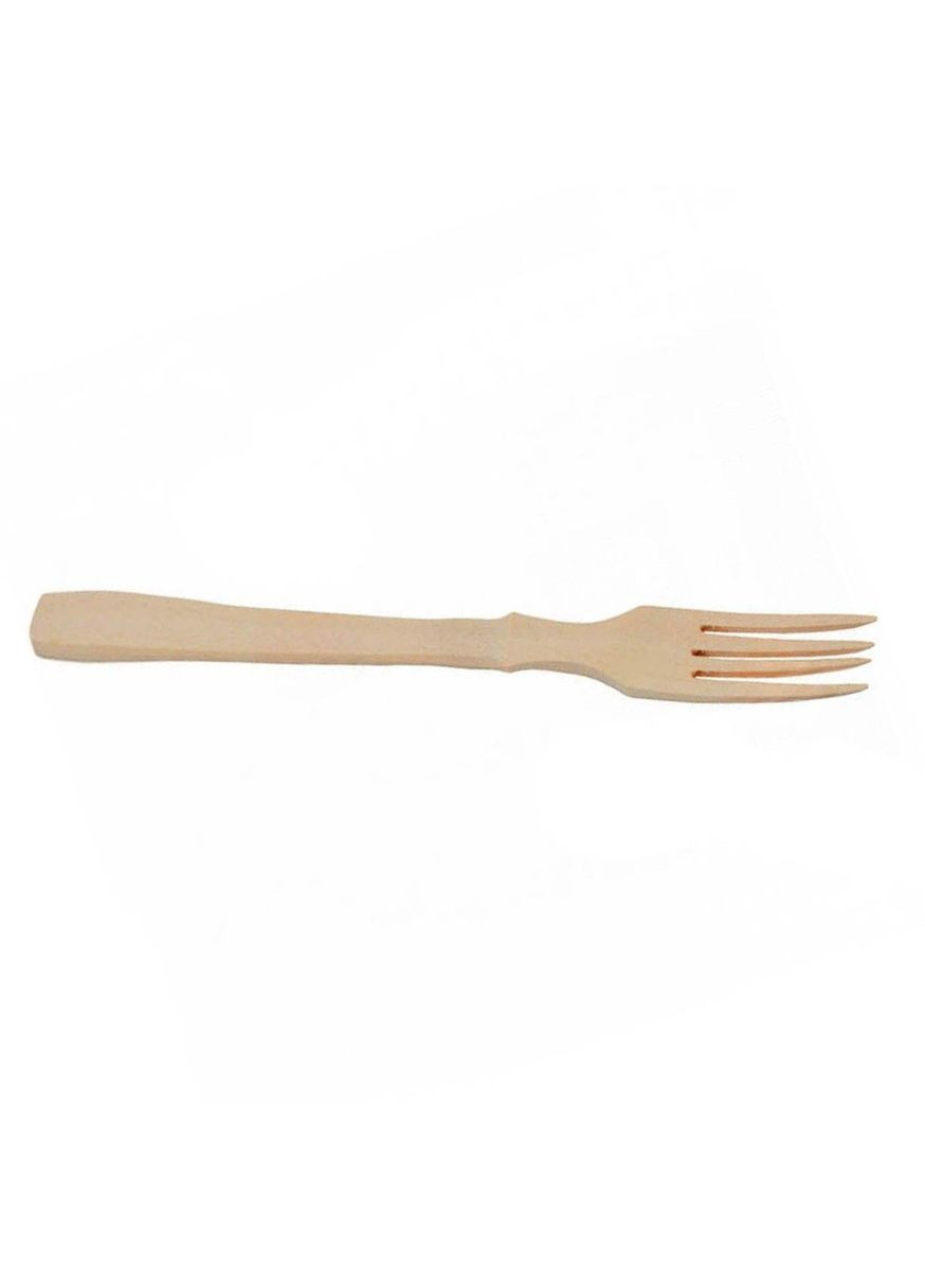 Дерев'яна виделка для кухні 23 см No Brand (324831264)