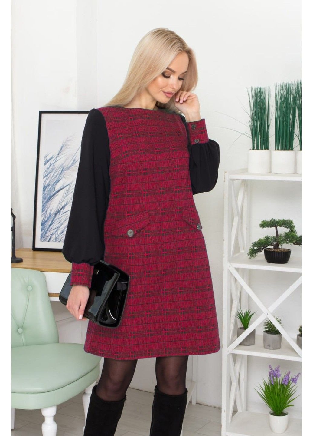 Червона сукня 200545/2 DIA COSA