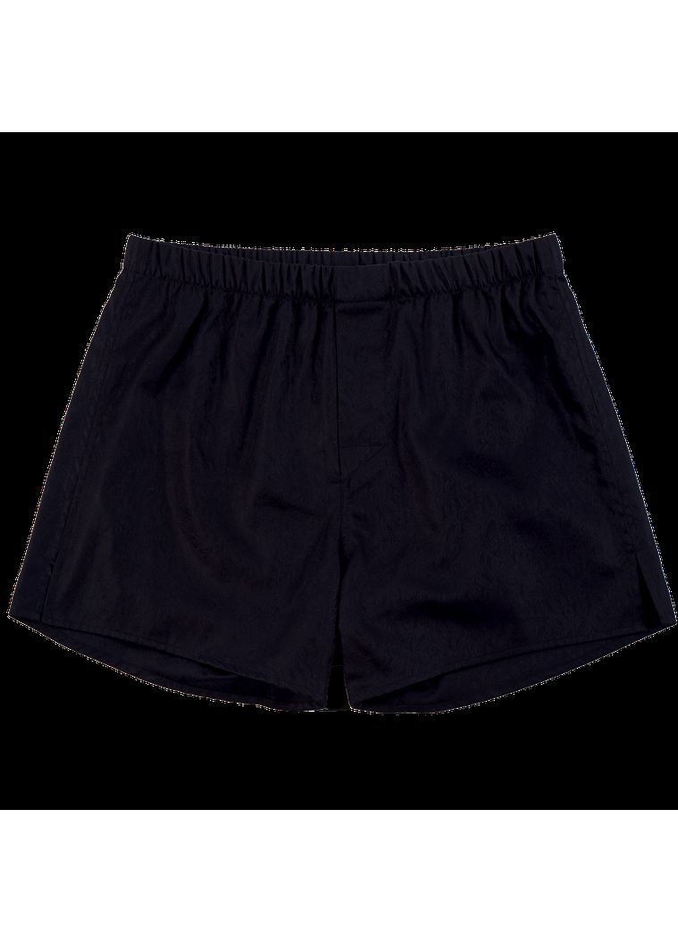 Трусы боксеры из хлопка Giza 45 черные в жаккардовый узор Black Paisley G.LVOV (362206863)
