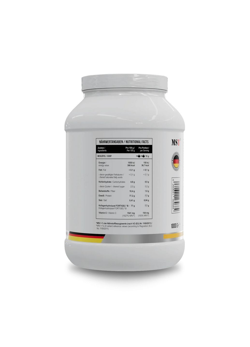 Препарат для суглобів та зв'язок Collagen Peptides + Fortigel, 1кг Апельсин MST (315870368)