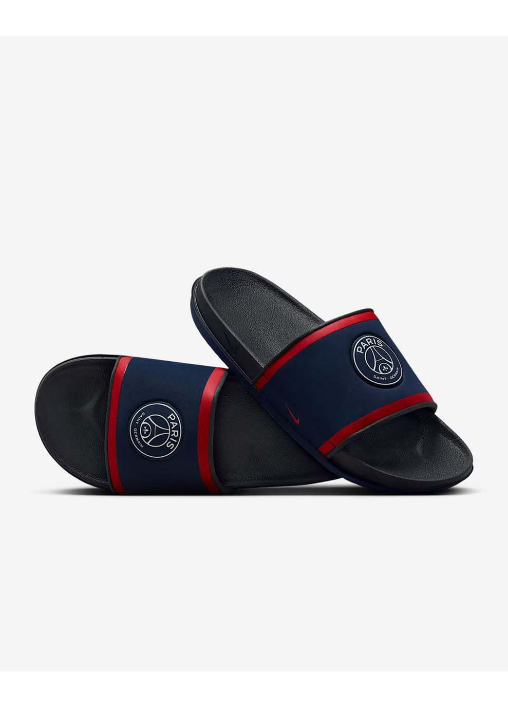 Черные повседневные мужские шлепанцы offcourt slide psg черный Nike