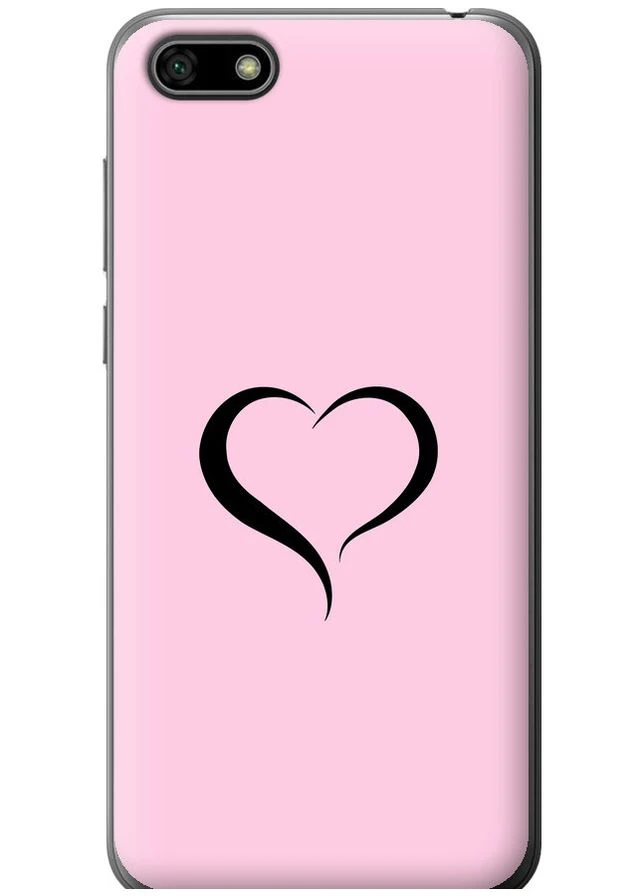 2D пластиковий чохол 'Серце 1' для Endorphone Huawei Honor 7A (362140800)