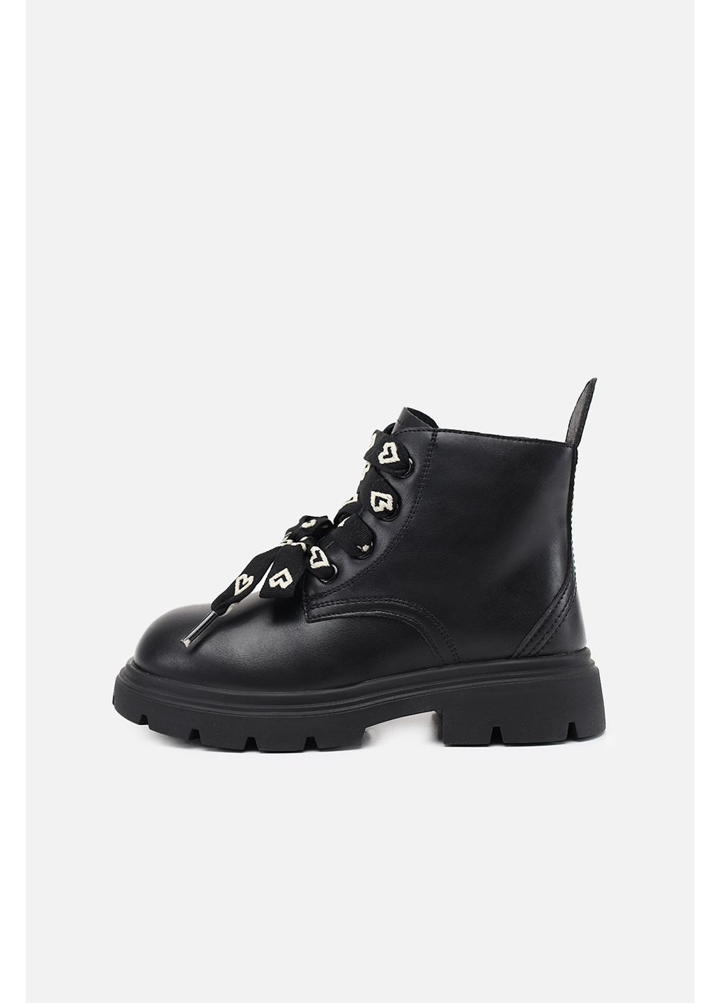 Черные осенние ботинки для девочки цвет черный cb-00282607 Apawwa