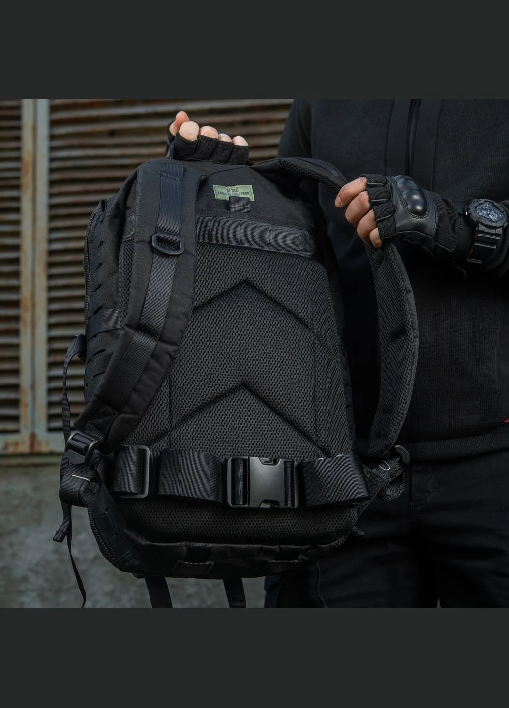 Рюкзак Large Assault Pack Laser Cut Black M-TAC (303261967)