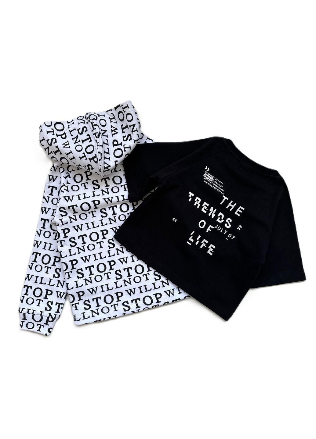 Костюм для мальчика STG248-STG240 шорты + двойное худые черно-белый Street Gang (332184484)