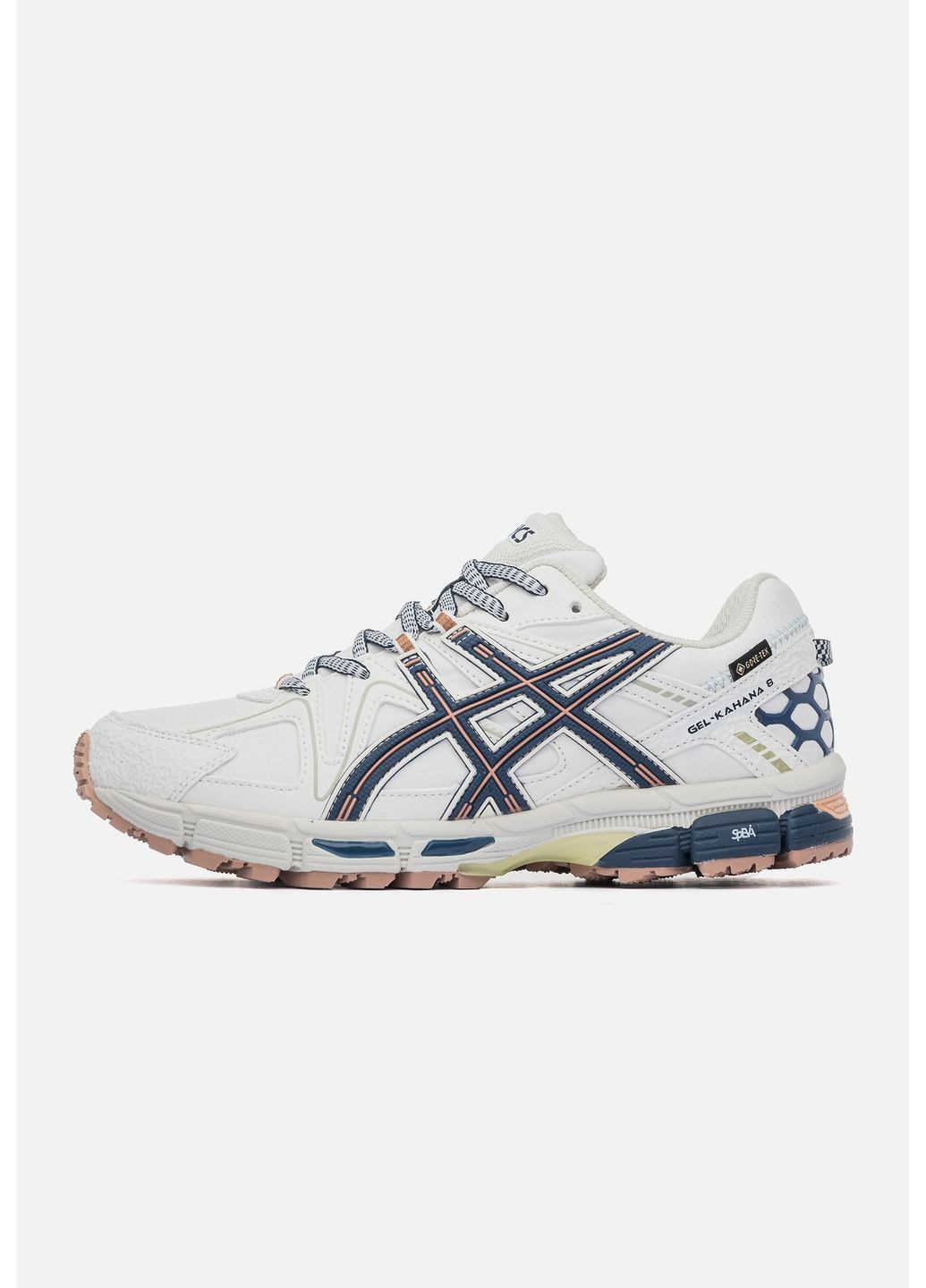 Белые демисезонные кроссовки мужские asics white gore tex No Brand Gel-Kahana 8