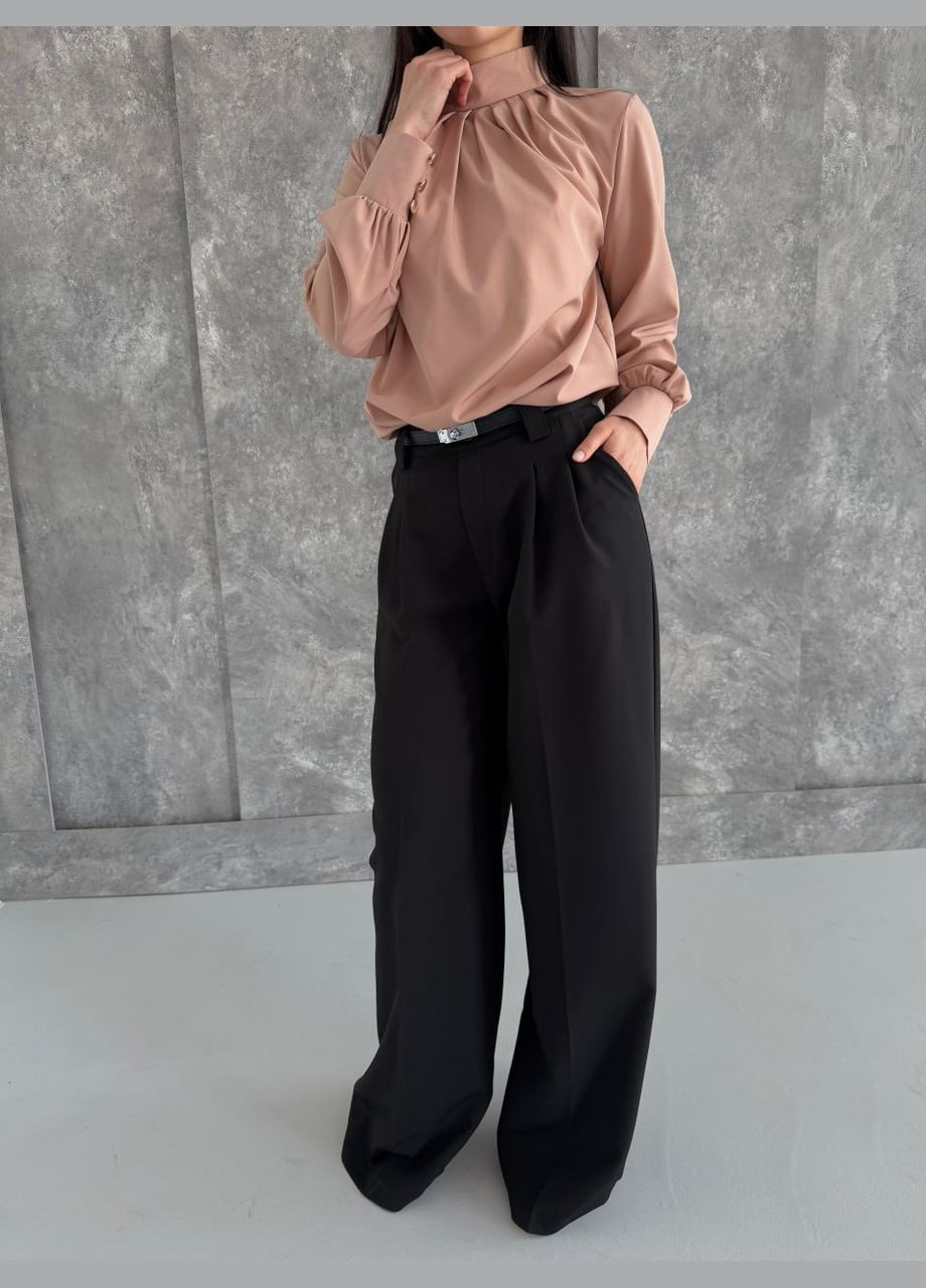 Бежевая женская блузка FINO Mode