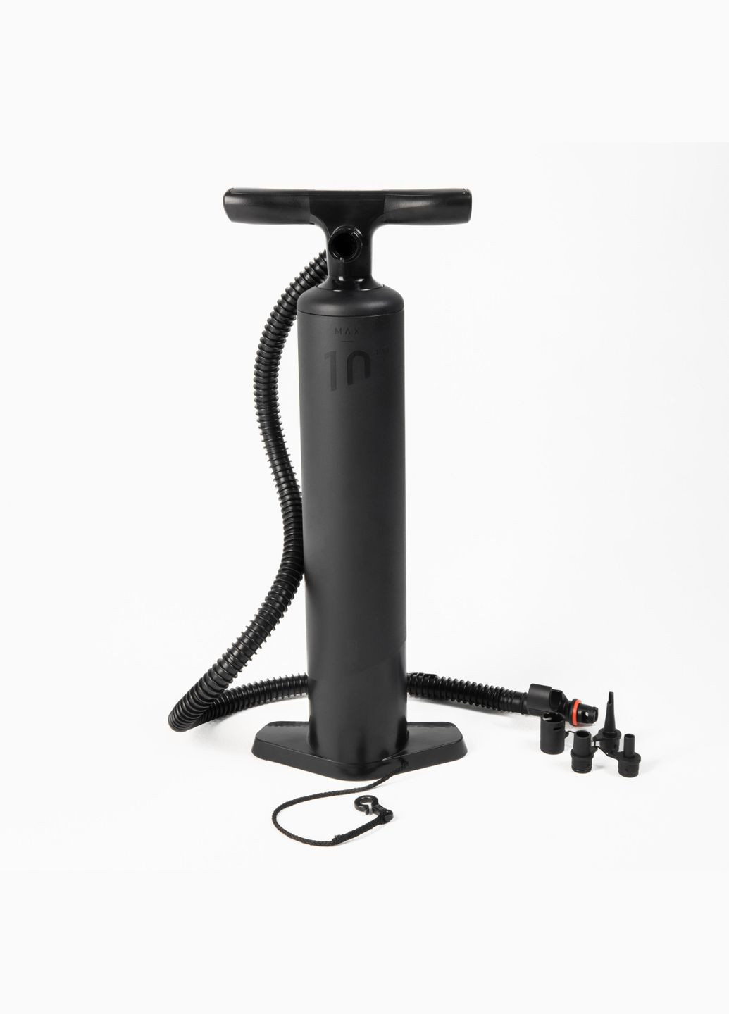 Ручной Насос Двойного Действия UltimComfort 10PSI с Манометром Черный Quechua (342967058)