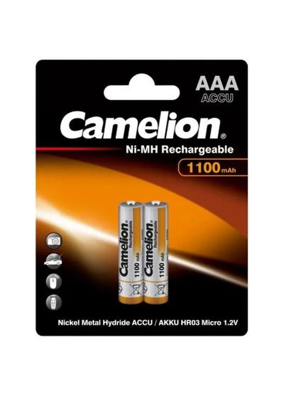 Акумулятор AAA 1100mAh Ni-MH * 2 R03-2BL (NH-AAA1100BP2) Camelion (400492061)