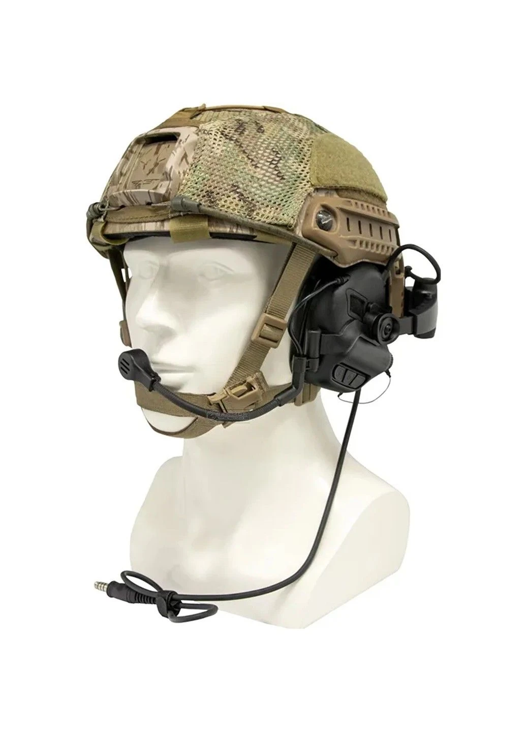 Тактичні навушники з мікрофоном M32X Mark3 (Чорний) Earmor (333662561)