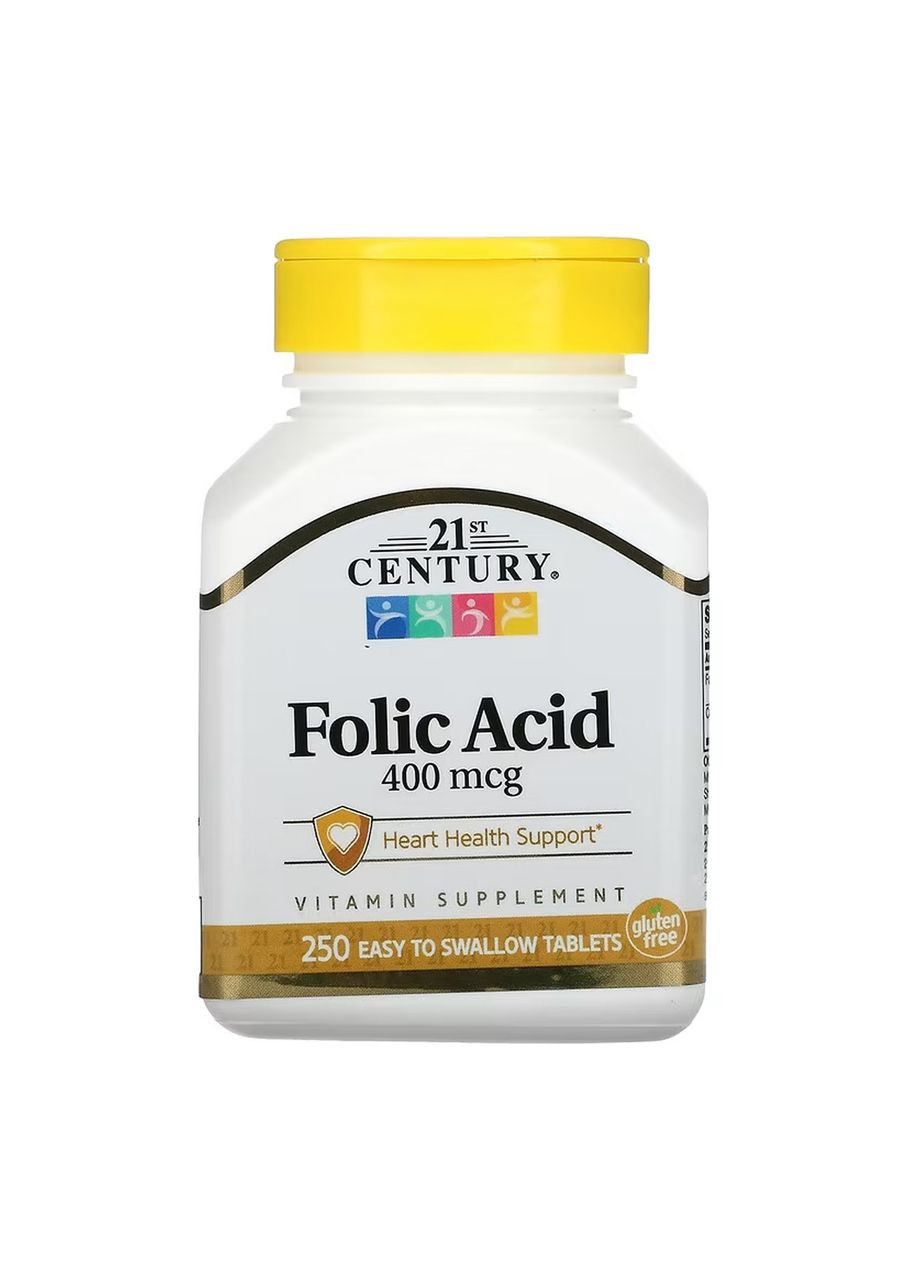 Folic Acid 400 mcg - 250 tabs 21st Century (371777001)