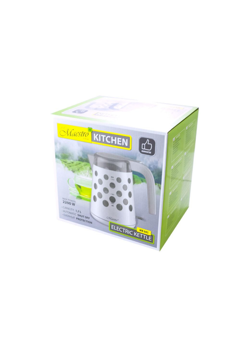 Електрочайник MR-045-White (MR-045-WHITE) Maestro (372691882)