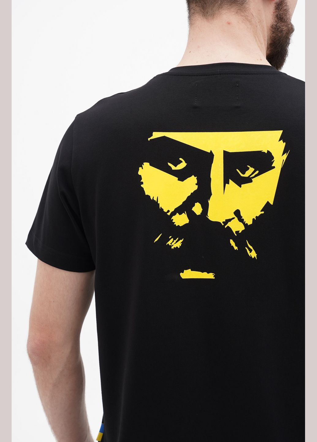 Чорна футболка original базова чорна shevchenko Bravery