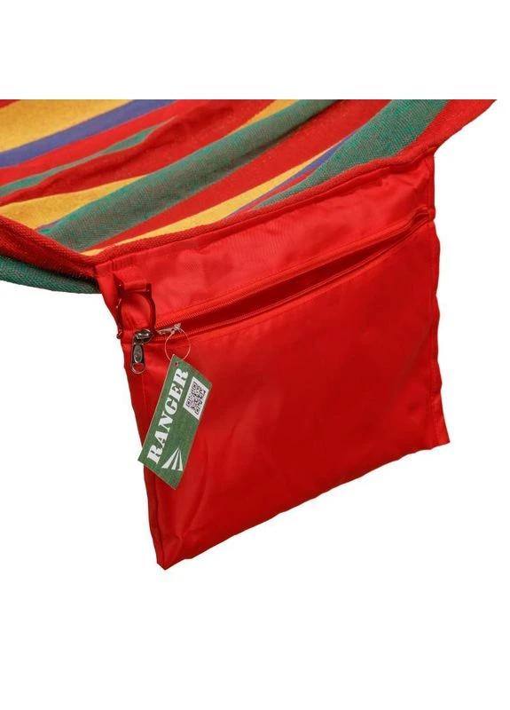 Гамак Style red (Арт. RA 7724), розмір 190х80 см, вага 700 г, навантаження до 120 кг Ranger (394232717)