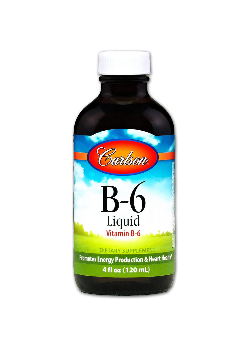 Витамин В6 (пиридоксин), Vitamin B6,, 120 мл Carlson Labs (362376566)