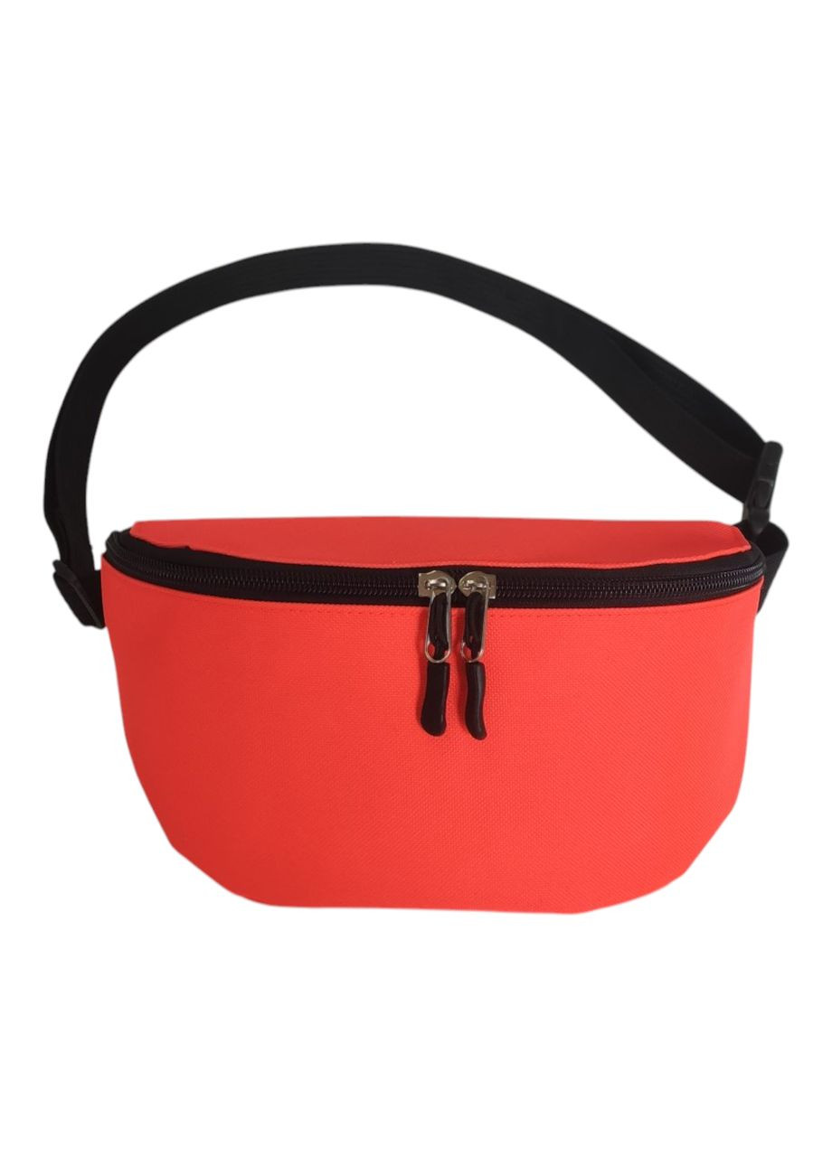 Поясна сумка бананка Plutcor 23×15×6,5 см коралова No Brand (334689453)