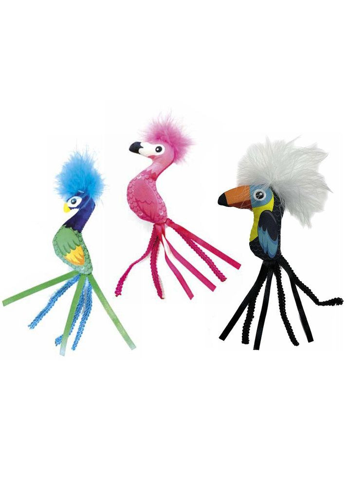 Іграшка для котів Пташка з хохолком з котячою м'ятою, 9, 5 см, 1 шт (*) Croci (355343556)