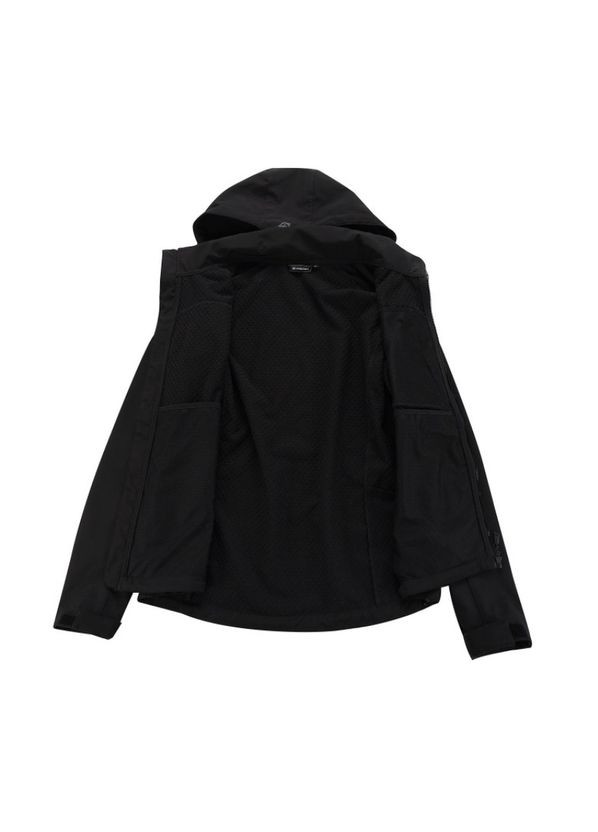 Чорна демісезонна куртка чоловіча lanc Alpine Pro