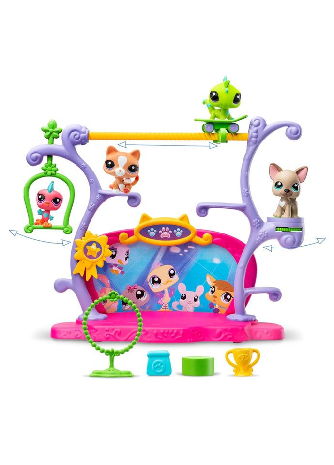 Игровой набор "Шоу Талантов" 00558 сцена, 2 фигурки, аксессуары Littlest Pet Shop (317243053)