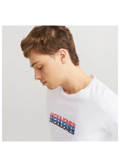 Комбінована футболка 12277924 white Jack & Jones